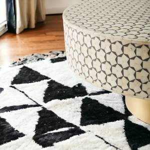 Eco-Friendly Handmade Modern Bone Inlay Round Coffee <b>Table</b> for Luxury Home Decor at Low Cost By CRFAT ZONE EXPORT - Product Image 5
