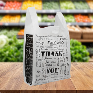 Trash Use Plastic <b>Bags</b> HDPE Poly Packaging Custom <b>Waterproof</b> Durable Heavy Duty Hai Ha Packaging <b>Drawstring</b> - Product Image 1