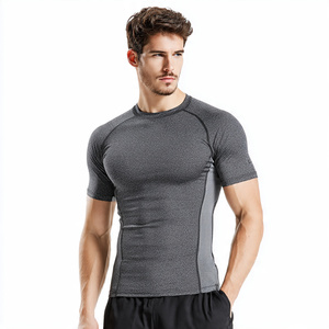 Camiseta Deportiva de Camuflaje de Manga Corta de Secado Rápido para Hombre, Camiseta Deportiva de Camuflaje 100% Poliéster - Product Image 2