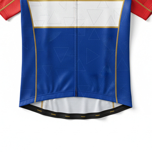 เสื้อจักรยานทรงคลาสสิค ขอบซิลิโคนกันลื่น เสื้อสำหรับปั่นจักรยานบนถนน พิมพ์ลายแบบ Sublimation เต็มตัว ระบายอากาศได้ดี ชุดกีฬาปั่นจักรยาน - Product Image 2