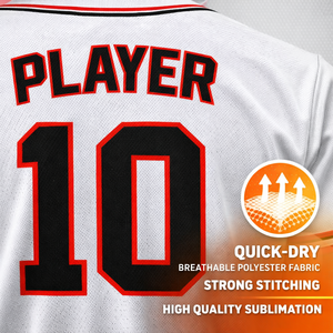 Camiseta de Entrenamiento de Béisbol/Sóftbol Sublimada Personalizada, Manga Corta, para Clubes y Equipos, Secado Rápido, Transpirable, Tela 100% Poliéster - Product Image 2