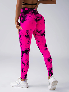 Leggings pour femmes à coupe décontractée pour un usage quotidien, vente en gros, logo personnalisé, tissu en spandex sans couture, leggings de yoga - Product Image 5