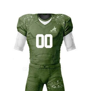 Ensemble d'uniforme de football américain professionnel, maillot et pantalon en mesh durable, coupe premium, tenue de sport quotidienne - Product Image 4