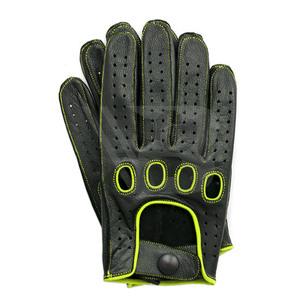 Riding Automobile Leather Driving <b>Gloves</b> Wholesale Factory Price Goat Skin Driving <b>Glove</b> Reasonable Prices With Custom Logo - Product Image 2