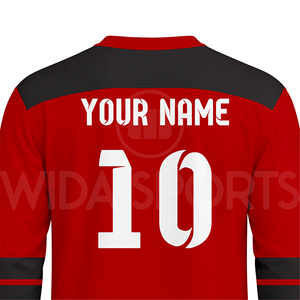 Uniforme de Hockey sobre Hielo Personalizado, Sublimado, Transpirable, Resistente, 100% Poliéster Ecológico, Cuello en V, Fabricación OEM - Product Image 5