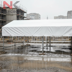 Bâche en PE blanche multi-usages, traitée anti-UV, imperméable, avec renforts d'angle robustes pour le transport - Product Image 2