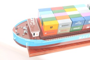 Macstar line nghi SON ภาชนะเวียดนามเรือทำด้วยมือทาสีไม้โมเดล-ตกแต่งบ้าน - Product Image 4