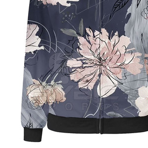 High performance Creative Lifestyle Women Printing Varsity <b>Jackets</b> Soft Casual Apparel For Modern Everyday Wardrobe Use - Product Image 6