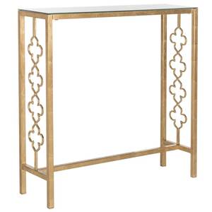 Modern Space Optimized Iron Console <b>Table</b> <b>with</b> Rock Slab Top <b>Folding</b> Design for Balcony and Entryway Setup - Product Image 2