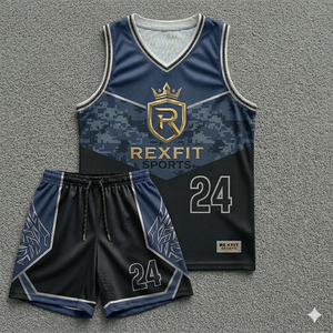 REXFIT SPORTS Vente en gros d'uniformes de basketball pour adultes, vêtements de sport personnalisés en polyester léger et à séchage rapide, fournisseur - Product Image 2