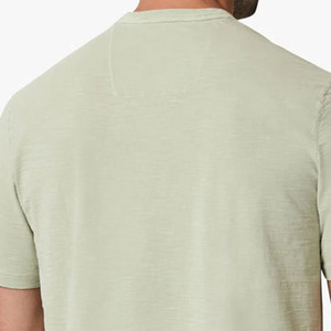 เสื้อยืดคอตตอนพรีเมียมสำหรับผู้ชาย พิมพ์โลโก้ตามสั่ง คอกลมเรียบง่าย แฟชั่นฤดูร้อน ผู้ผลิต OEM ODM เสื้อยืดคอกลมผู้ชายผ้าฝ้าย - Product Image 6