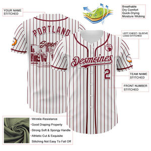 Nouveau style de maillot de baseball, uniforme complet pour femmes, hommes et enfants, chemises entièrement imprimées, maillot de baseball fabriqué sur mesure - Product Image 3