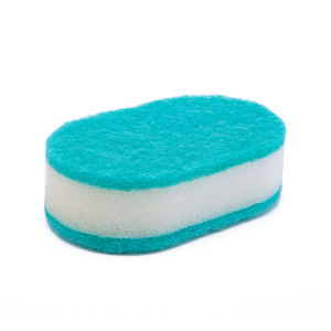 Bleu doux pour poignée de <span class=keywords><strong>gomme</strong></span> à éponge <span class=keywords><strong>magique</strong></span> Outil de nettoyage de cuisine durable avec tampon à récurer doux pour baignoire et carreaux de céramique - Product Image 5