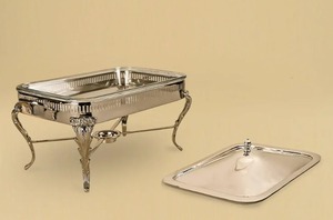 ถาดอุ่นอาหารสแตนเลสทรงสี่เหลี่ยม ทนทาน พร้อมฝาปิด สำหรับงานจัดเลี้ยงและงานอีเว้นท์ ราคาดีที่สุด - Product Image 2