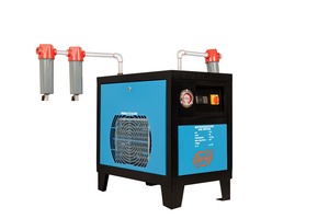 Sécheur d'air réfrigéré industriel pour systèmes de compresseurs d'air, haute efficacité, échangeur de chaleur à tube de cuivre 40 CFM, marque DEW, garantie 1 an - Product Image 4