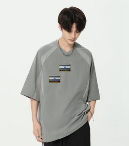 แพทช์ธงชาติซัลวาดอร์ 1 ชิ้น แบบรีดติดหรือเย็บติด ปักลายธงชาติ - Product Image 6