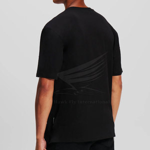 T-shirt en coton respirant 100 % avec strass, col rond, confortable, style streetwear, personnalisable, haute qualité, fabrication usine, vente chaude - Product Image 3