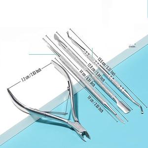 ที่ตัดหนังกำพร้าเหล็กคุณภาพสูง ที่ตัดเล็บลายดีที่สุด สำหรับทำเล็บมือ เล็บเท้า และกำจัดเล็บขบ - Product Image 2