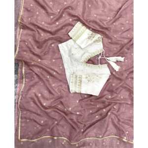 Robes de bal de créateur - Magnifiques robes sari brodées de paillettes - Product Image 6