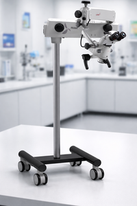 กล้องจุลทรรศน์ผ่าตัดแบบมีไฟ LED กำลังขยายสูง ออกแบบตามหลักสรีรศาสตร์ สำหรับงานทันตกรรม/จักษุวิทยา/หู คอ จมูก แบบใช้ไฟฟ้า - Product Image 3