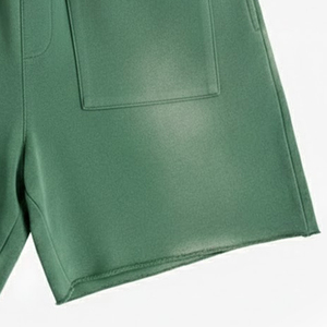 Pantalones Cortos Deportivos Casuales para Hombre, con Cintura Elástica, Cordón Ajustable, Ligeros, Transpirables, para Playa, con Efecto Desgastado por el Sol - Product Image 3
