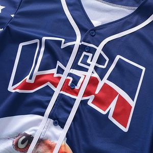 Camiseta de Béisbol Sublimada Transpirable de Alta Calidad, Personalizada con Impresión a Todo Color, Ropa Deportiva para Equipos de Adultos y Jóvenes - Product Image 5