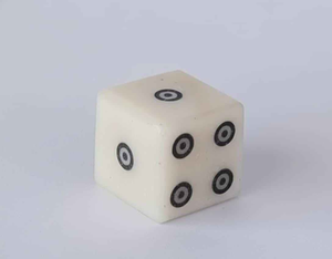 Juego de Dados de Hueso Natural Ecológicos Hechos a Mano, Estilo Deportivo, Forma de Cubo, para Juegos de Mesa y Coleccionables - Product Image 4