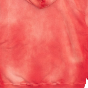 Sudadera con Capucha Roja Tie Dye, Estilo Vintage Lavado, con Bolsillo Canguro, Unisex, para Hombre, 500 g/m², 100% Algodón - Product Image 6