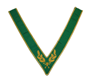 Allied Officers Collar Fine Embroidered Regalia <b>Adjustable</b> <b>Strap</b> Durable Material Custom Supply Available - Product Image 2