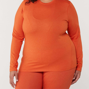 T-shirts de sport pour femmes à manches longues, coupe ample, séchage rapide, respirants, 100 % coton, haute qualité, vente en gros - Product Image 3