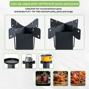 Stufa Rocket da 24 cm (P) x 43 cm (L) x 56 cm (A) per Campeggio e Accessori Outdoor - Product Image 5