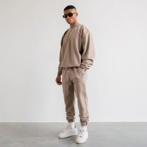 Manufacture Heavyweight Gym Wear Workout <b>Plus</b> <b>Size</b> Hoodies and Sweatpants Training <b>Jogger</b> <b>Set</b> Men's Tracksuit Adults Winter - Product Image 4