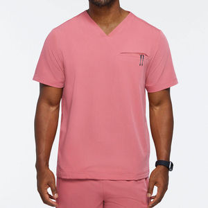 Unisex Medical Nursing <b>Scrub</b> Suits Pocket Wholesale Short Sleeve <b>Scrub</b> <b>Sets</b> for Men Women Hospital Uniforms Canvas Fabric - Product Image 5