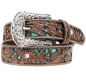 Proveedor Verificado, Cinturón de Cuero Auténtico Estilo Vaquero Occidental, Diseño Floral Hecho a Mano, Fabricante Mayorista Personalizado en India - Product Image 6