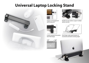 ABA High-Security Anti-Theft Laptop <b>Cable</b> <b>Lock</b> ABS Material Zinc Alloy Key Mechanical Protection for Door Usage - Product Image 5