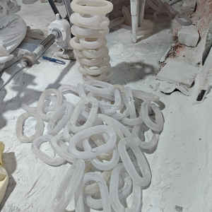 Chaîne décorative en résine de haute qualité, couleur blanche, design moderne, chaîne en résine multi-usages, décoration murale à bas prix - Product Image 5