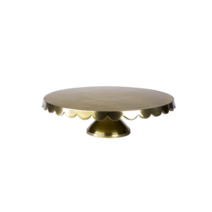 Support à gâteau en émail blanc de qualité supérieure avec base en aluminium et dôme en verre pour la présentation de cupcakes - Product Image 6