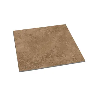 厚度8.5毫米防滑装饰陶瓷厅地砖印度价格600x600毫米棕色米色陶瓷地砖