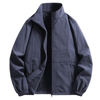 Nouvelle veste bomber sportive ample et légère pour homme, de haute qualité, imperméable, coupe-vent, col montant, fermeture éclair sur le devant, personnalisable, printemps