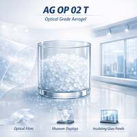 Granulés d'aérogels de silice de qualité optique - AG OP 02 T (0,10-0,30 mm), haute transparence, ultra-légers