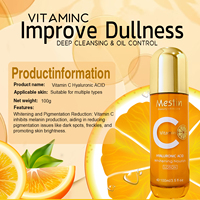 100ml Vitamin C Hyaluronic Acid Anti-Aging Face Lotion untuk Mencerahkan Melembapkan Memutihkan Semua Jenis Kulit Penggunaan Siang & Malam
