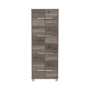Wood Grain Lockable <b>Filing</b> Cabinet Metal Frame <b>Storage</b> Pedestal Organizer for Office Home - Product Image 3