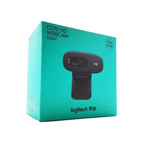 100% Original pour Logitech C270 HD vidéo Webcam 720P avec microphone intégré USB2.0 Mini Interface pour ordinateur portable de bureau - Product Image 6
