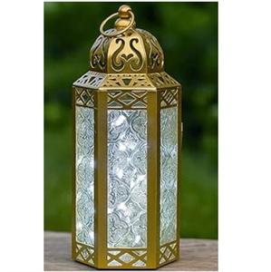 Lanterne à bougie en métal poli brillant, unique, pour la décoration de la maison, des hôtels et des mariages.  À vendre. - Product Image 6