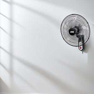 พัดลมไฟฟ้า18นิ้วความเร็วสูง, พัดลมติดผนังระบบสั่นด้วยตนเอง110V ใช้ความเร็วสามระดับประหยัดพลังงานได้อย่างมีประสิทธิภาพโลหะทนทาน - Product Image 1