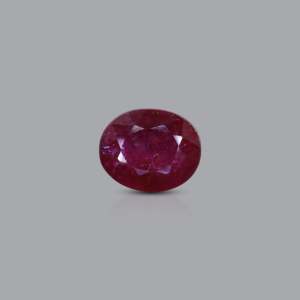3.4 Carat Premium Ruby Loose Gemstone Brilliant Cut Red Stone for Fine Jewelry - Product Image 1