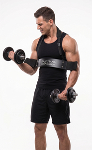 Rajputana Corporation Neoprene Arm Blaster Réglable pour l'entraînement, Ajustement Universel, Robuste et Puissant - Product Image 3