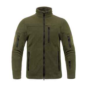 New Autumn Winter Men's Outdoor Sports Casual Windproof Fleece <b>Jacket</b> Stand Collar Mountaineering Sweatshirt Zipper <b>Jackets</b> - Product Image 4