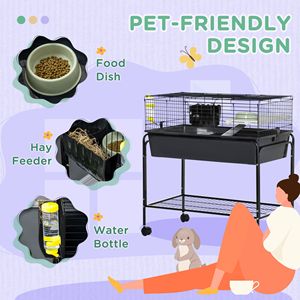 Recinto per Animali in Metallo Solido, Gabbia per Cani da Esterno con Chiusura a Bottone - Product Image 6