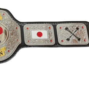 Super Strong Pro Heavyweight Wrestling Championship Belt SSP American and Japanese Flag Design High-Quality Leather Strap - Product Image 4